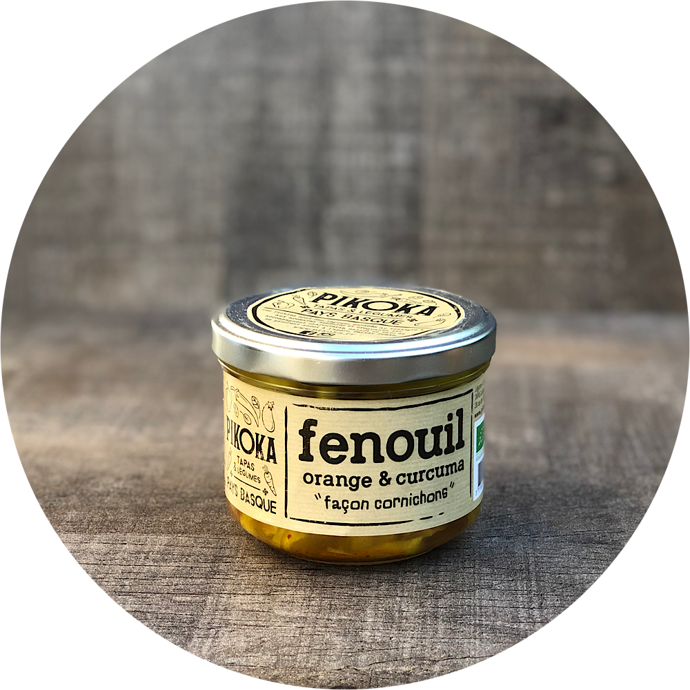 Pickles Fenouil Orange Curcuma (210g)