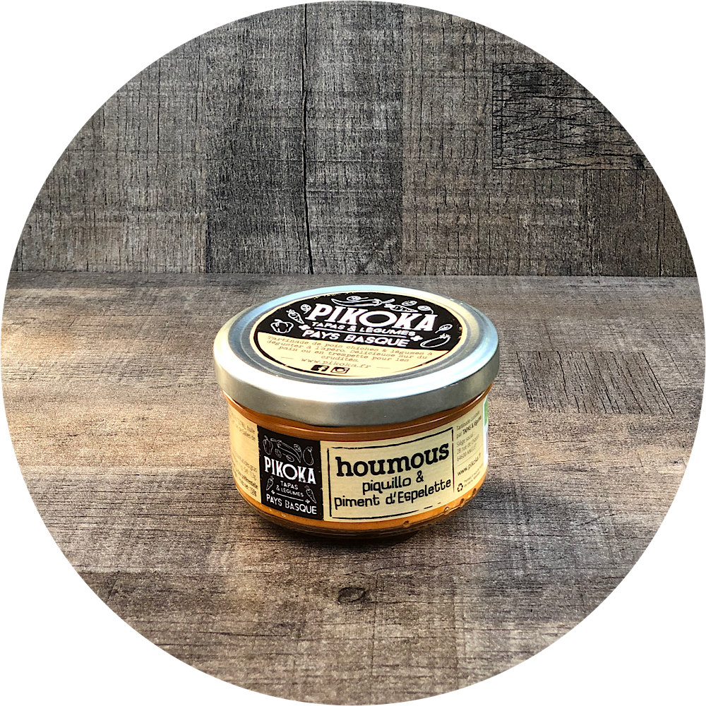 Houmous Piquillos & Piment d'Espelette (150g)
