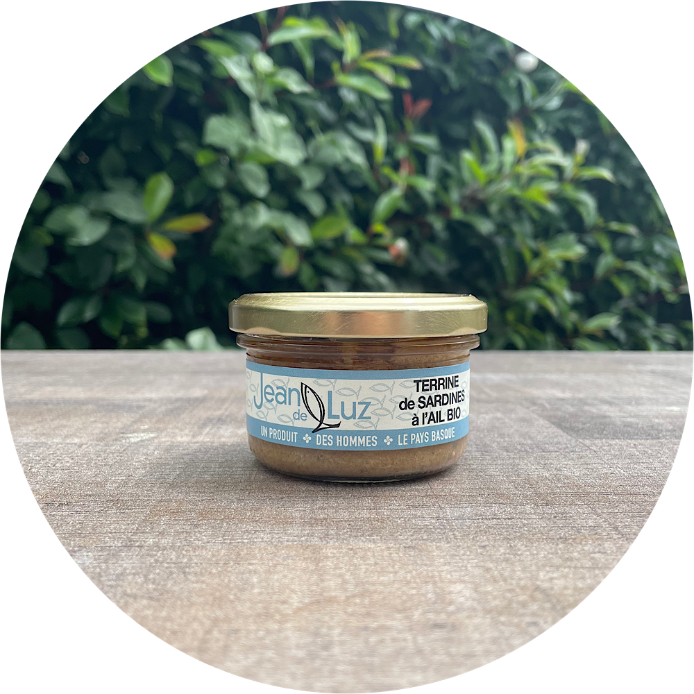 Terrine de sardines à l’ail bio (85g)