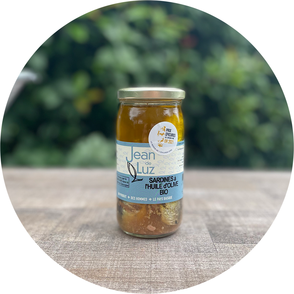 Sardines à l’huile d’olive Bio (320g)