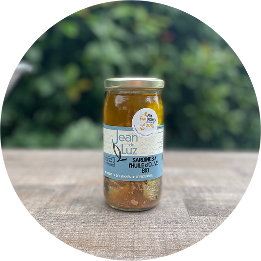 Sardines à l’huile d’olive Bio (320g)